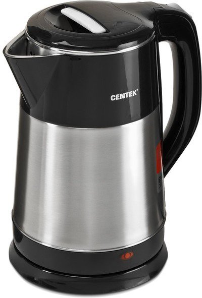 Электрочайник Centek CT-0021 2.2 л серебристо-черный