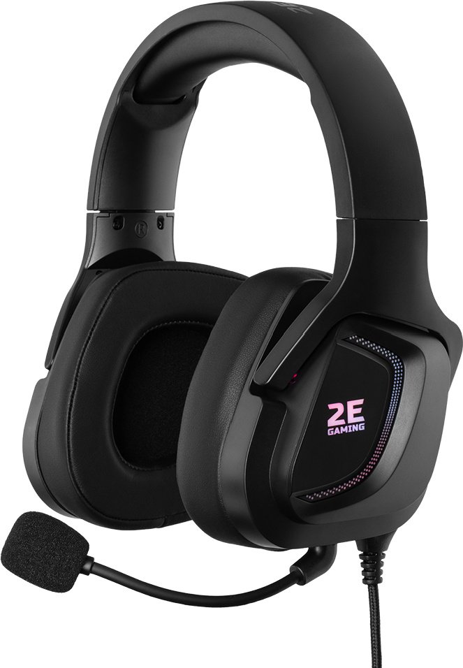 Наушники 2E Gaming HG340 RGB черные