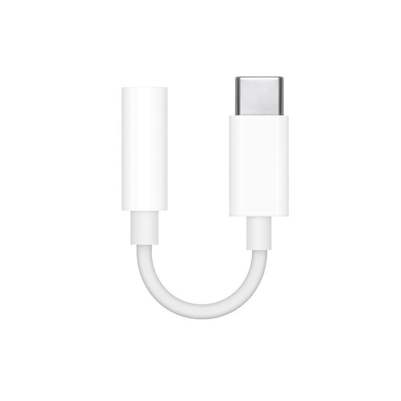 Джек адаптер Apple USB-C to 3.5 mm MU7E2ZM/A белый