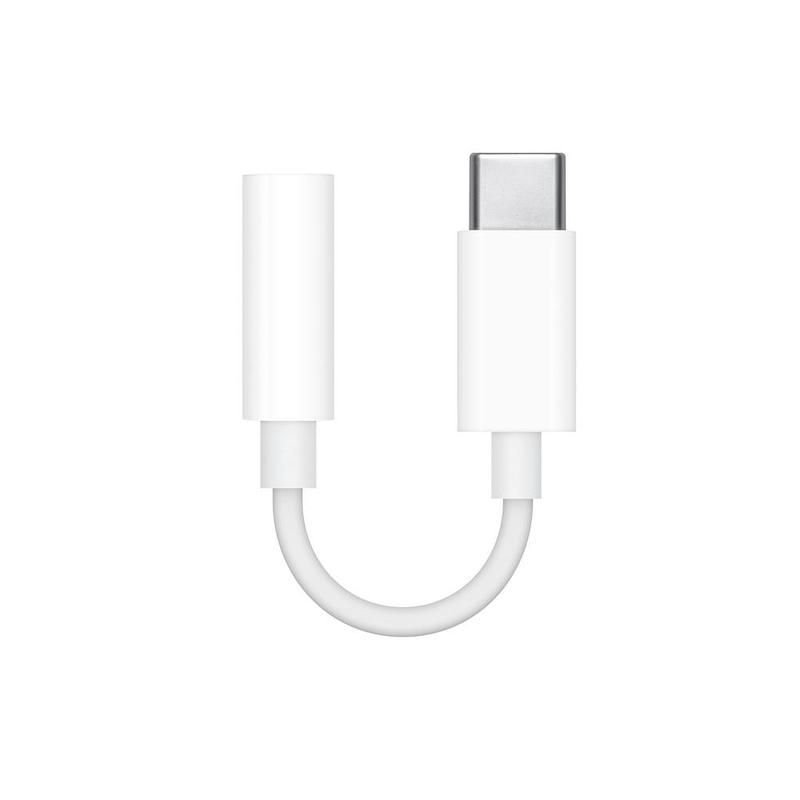 Джек адаптер Apple USB-C to 3.5 mm MU7E2ZM/A белый