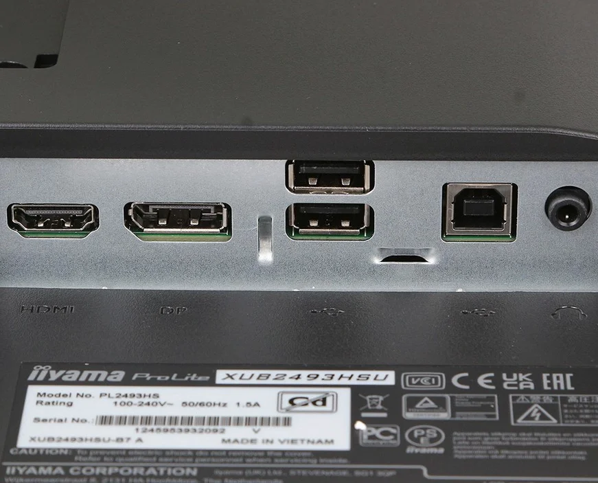 Монитор iiyama ProLite XUB2493HSU-B7 24" Black