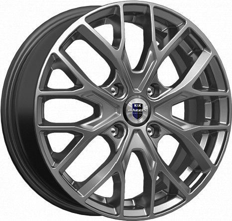 Комплект дисков К&К Лилиом-оригинал КС891 r77047 4х100 R16х6 СВ60.1 ЕТ41 дарк платинум  купить,NaN