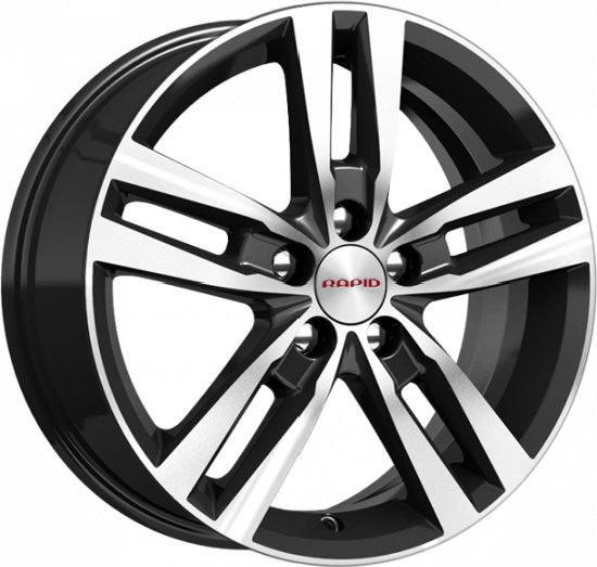 Комплект дисков K&K Rassvet-оригинал КС868 5x100 R16x6,5 CB56,1 ET48 алмаз-черный SK  купить,NaN