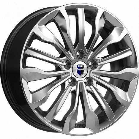 Комплект дисков K&K Атакама-оригинал КС756 r74084 5x114,3 R17x6,5 CB60,1 ET50 дарк платинум  купить,331760