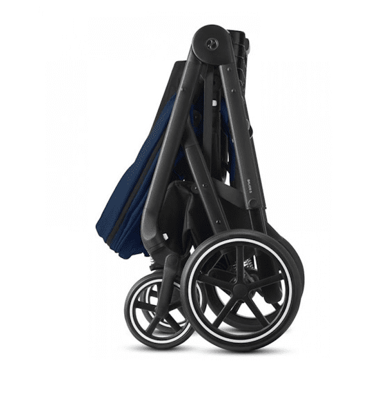 Коляска прогулочная с дождевиком Cybex Balios S Lux BLK Navy Blue купить,NaN