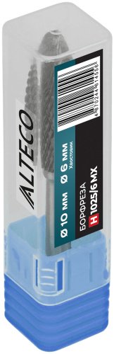 Сверло ALTECO фрезеровальное H 1025/6 MX 75654 10 мм, 1 шт.
