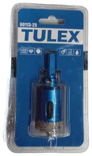 Коронка Tulex 60113-25 алмазная D 25 мм, 1 шт