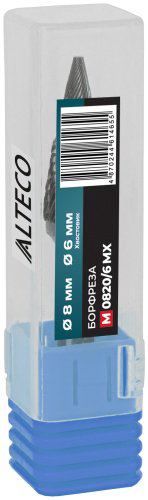 Сверло ALTECO фрезеровальное M 0820/6 MX 75659 8 мм, 1 шт.