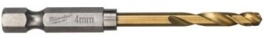 Сверло Milwaukee по металлу Shokwave HSS-G Tin Red 48894708 4 мм, 2 шт. купить,NaN