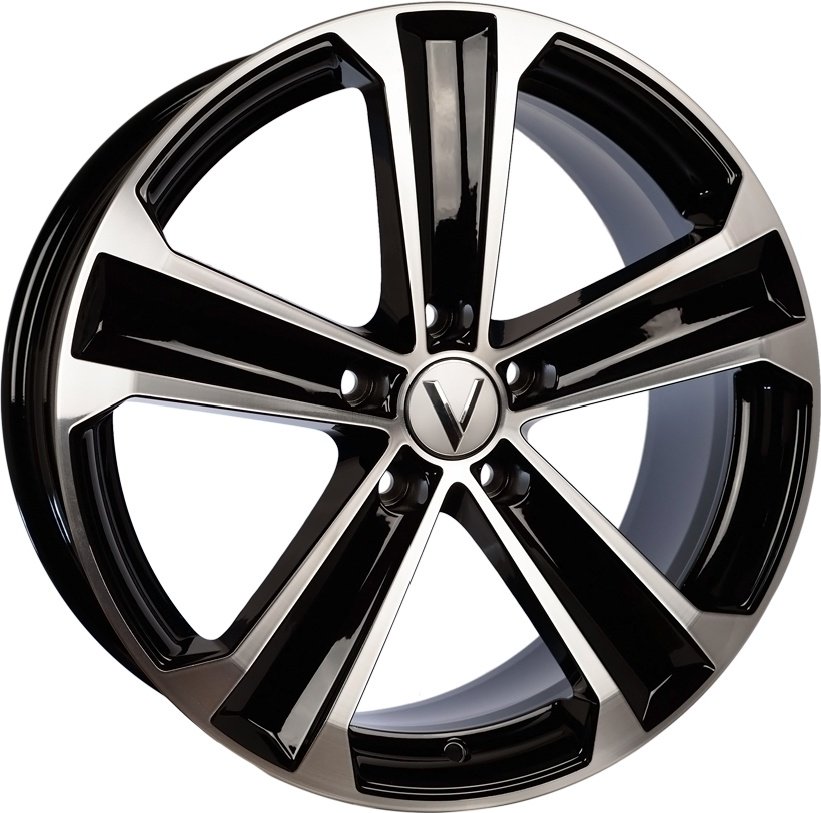 Комплект дисков Вектор B224 22400AB 5x112 R18x8 CB66.6 ET30 алмаз-черный  купить,NaN