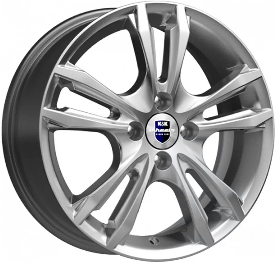 Комплект дисков K&K Samara КС866-07 74589SK 4x100 R16x6 CB67,1 ET45 сильвер 