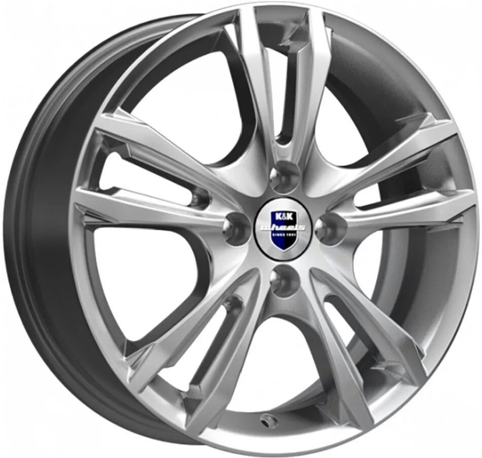 Комплект дисков K&K Samara КС866-07 74589SK 4x100 R16x6 CB67,1 ET45 сильвер  купить,235300