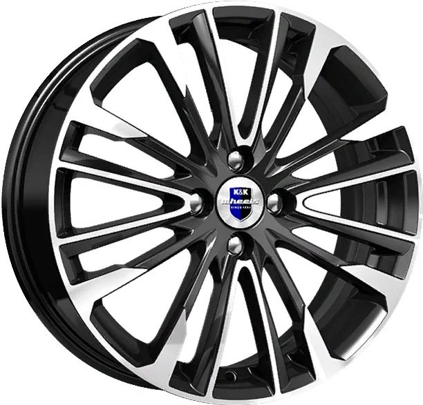 Комплект дисков K&K Сильверстоун КС770-00 4х98 R17х6,5 СВ58,5 ЕТ35 алмаз-черный