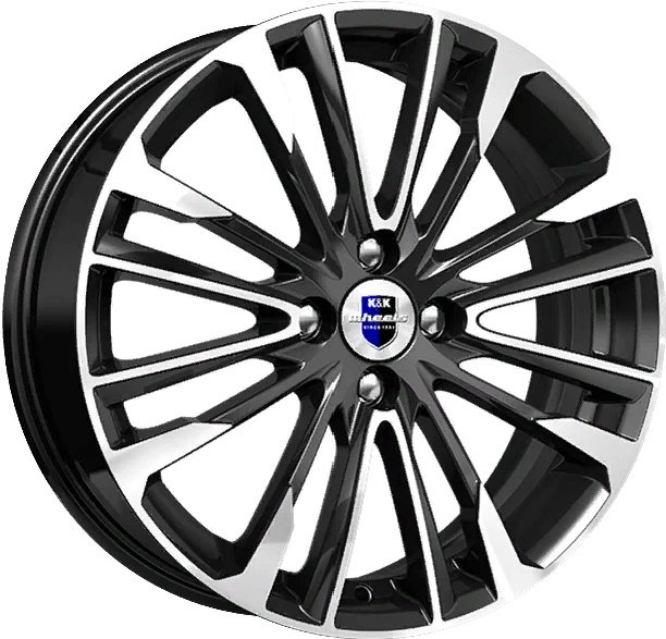 Комплект дисков K&K Сильверстоун КС770-00 4х98 R17х6,5 СВ58,5 ЕТ35 алмаз-черный купить,NaN