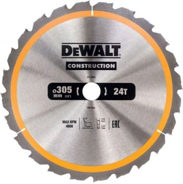 Пильный диск DeWALT DT1958-QZ 305x30 мм, 24Т