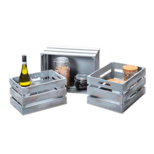 Набор ящиков для хранения Kesper 91671 3 предмета серый  купить,0