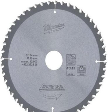 Пильный диск Milwaukee WCSB184 4932352328 184x30 мм, 48Т