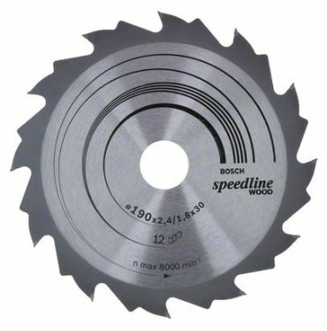 Пильный диск Bosch 190х30мм 12Т 2608640800