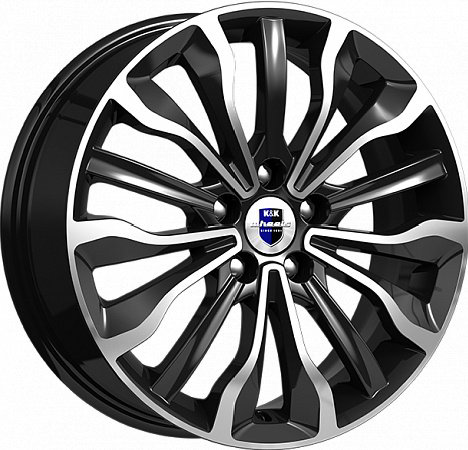 Комплект дисков K&K Атакама КС756 5x114,3 R17x6,5 CB60,1 ET50 алмаз-черный  купить,276120