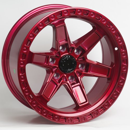 Комплект дисков Kipardo 3293 6х139.7 R18х9 СВ106.1 ЕТ0 candy red
