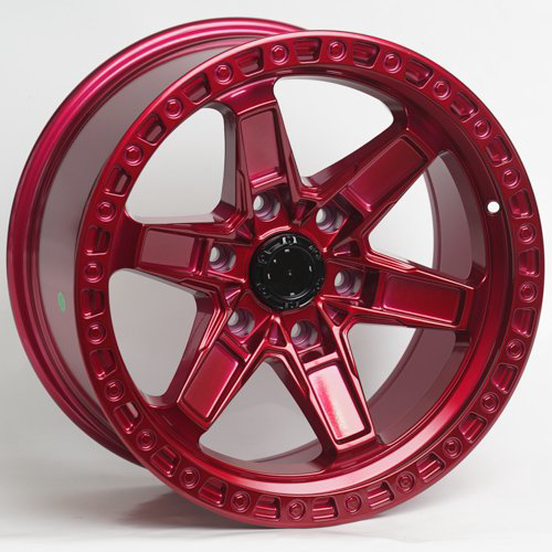 Комплект дисков Kipardo 3293 6х139.7 R18х9 СВ106.1 ЕТ0 candy red купить,447720