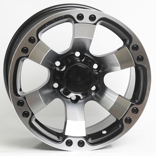 Комплект дисков Kipardo 3077 6х139.7 R16х8.5 СВ110,1 ЕТ0 black machined face gloss купить,NaN