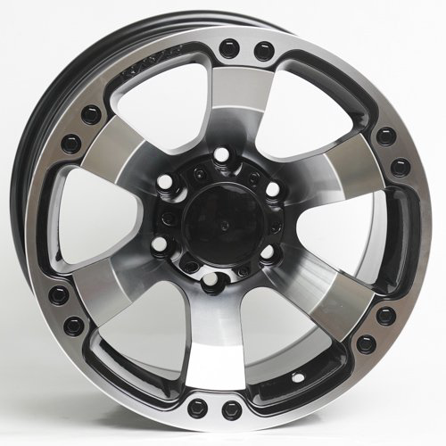 Комплект дисков Kipardo 3077 6х139.7 R16х8.5 СВ110,1 ЕТ0 black machined face gloss купить,NaN