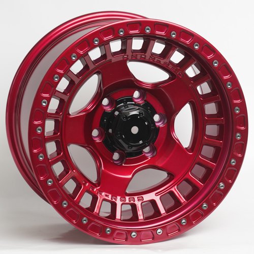 Комплект дисков Kipardo 3279 6х139.7 R17х9 СВ106.1 ЕТ0 candy red