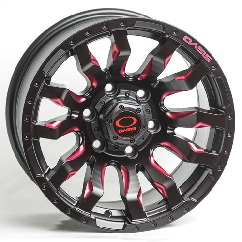 Комплект дисков Kipardo Marvel-26 6х139.7 R16х8,0 СВ106,1 ЕТ0 MB+ red milling spokes купить,NaN