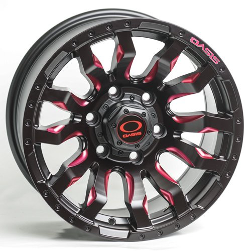 Комплект дисков Kipardo Marvel-26 6х139.7 R16х8,0 СВ106,1 ЕТ0 MB+ red milling spokes купить,NaN