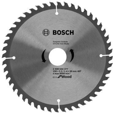 Пильный диск Bosch Eco Wood 2608644377 190х30 мм