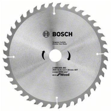 Пильный диск Bosch Eco for wood 2608644383 254х30
