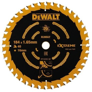 Пильный диск DeWALT DT10303-QZ 184x16 мм, 40Т