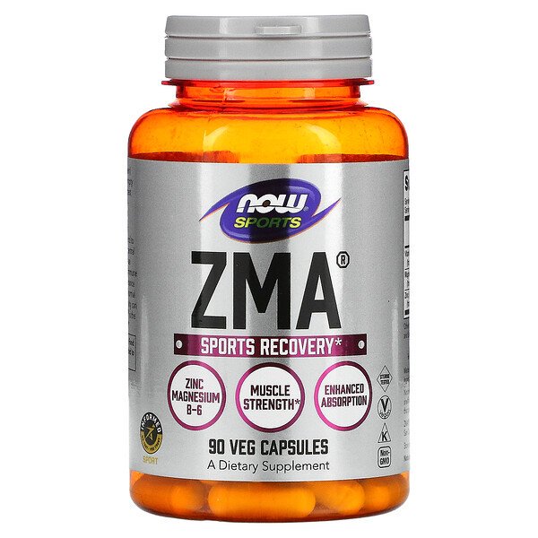 Now Foods Sports ZMA Восстановление после занятий спортом 90шт капсулы