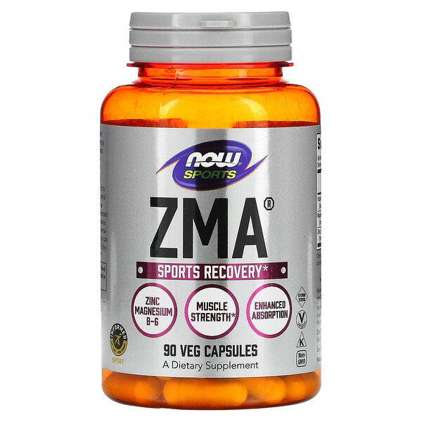 Now Foods Sports ZMA Восстановление после занятий спортом 90шт капсулы купить,18000