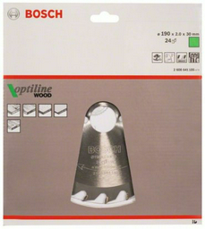Пильный диск Bosch Optiline Wood 2608641185 190x30 мм