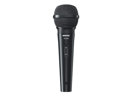 Вокальный микрофон Shure SV200-WA черный
