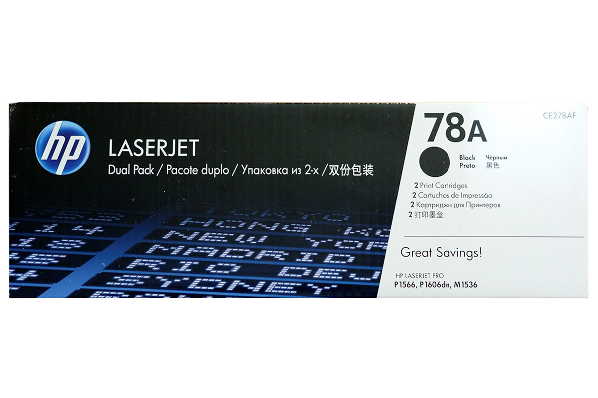 Картридж HP CE278AF черный
