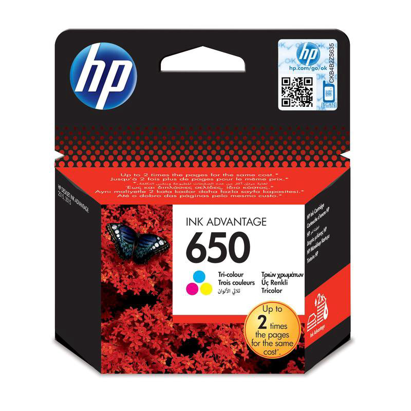 Картридж HP №650 CZ102AE многоцветный
