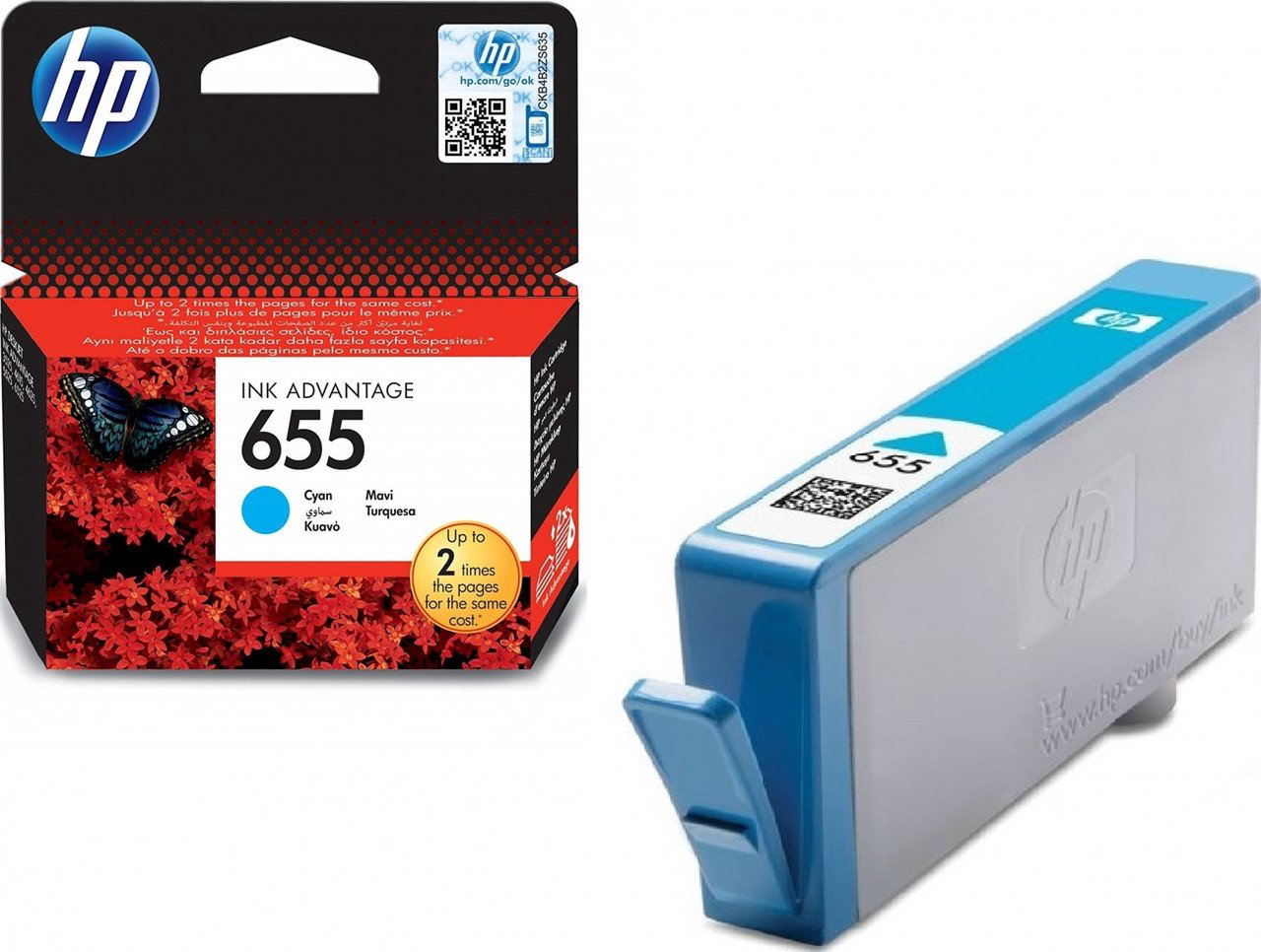 Картридж HP CZ110AE голубой купить,NaN