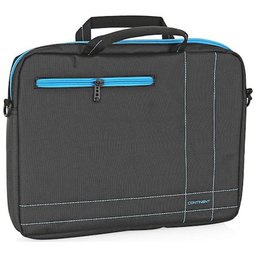 Сумка для ноутбука Continent CC-201GB 15.6" черно-синяя