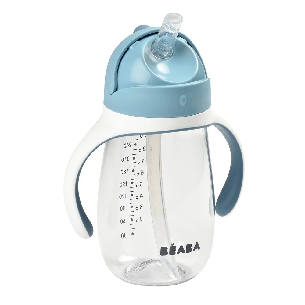 Поильник Beaba Straw Cup Windy голубой 300 мл