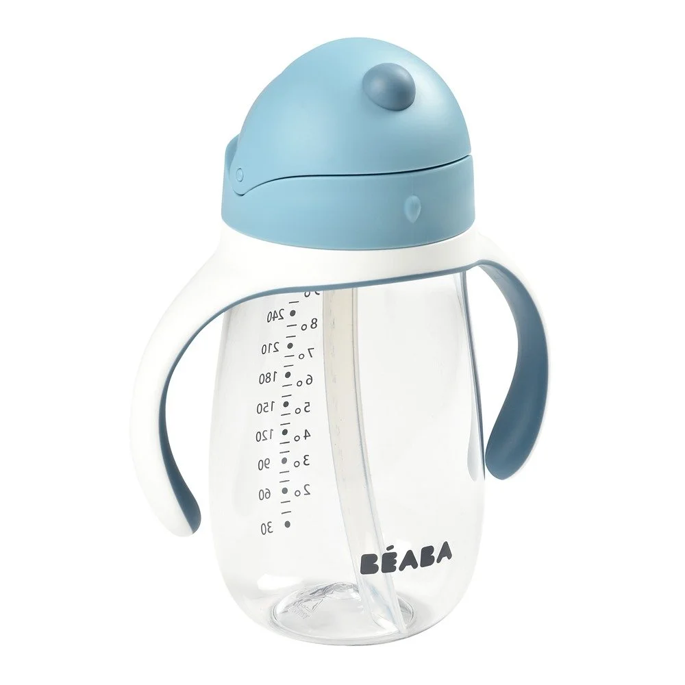 Поильник Beaba Straw Cup Windy голубой 300 мл
