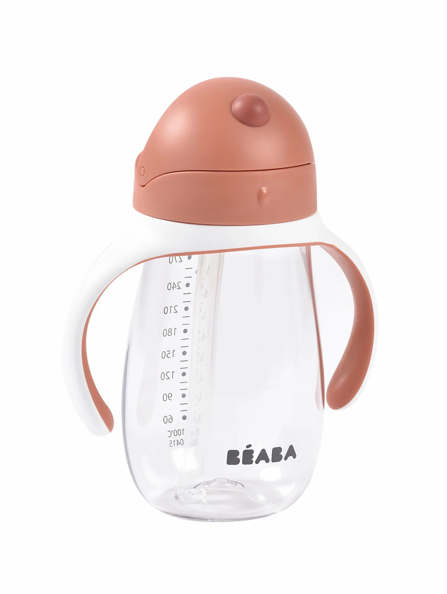 Поильник Beaba Tasse paille 913586 терракотовый 300 мл купить,NaN