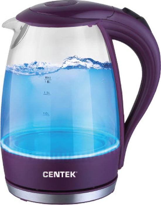 Чайник Centek CT-0042 1.8л фиолетовый купить,NaN