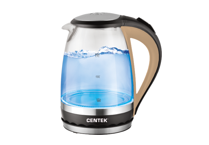 Электрочайник Centek CT-0046 1.7л бежевый