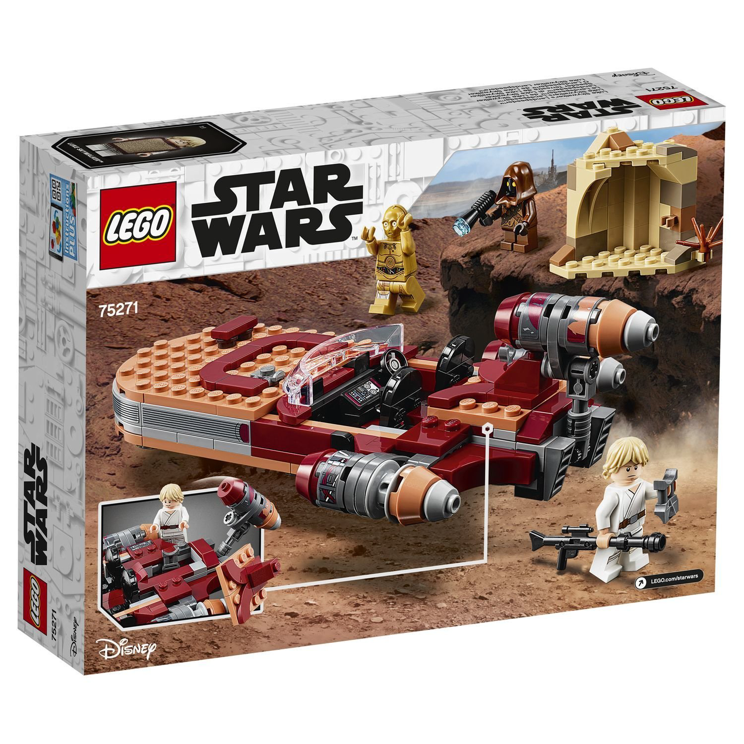 Конструктор Lego Star Wars Спидер Люка Скайуокера 75271 купить,NaN