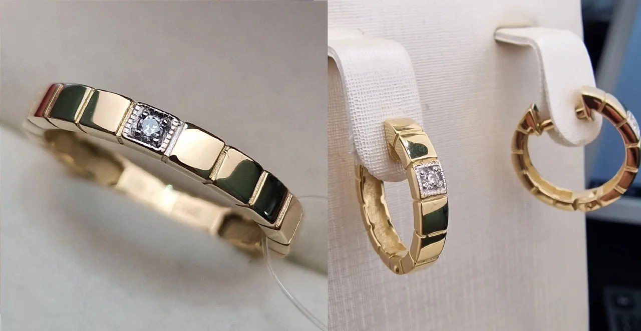 Комплект Deimantas 110722849 17,5р 0,023ct 0,043ct. купить,NaN