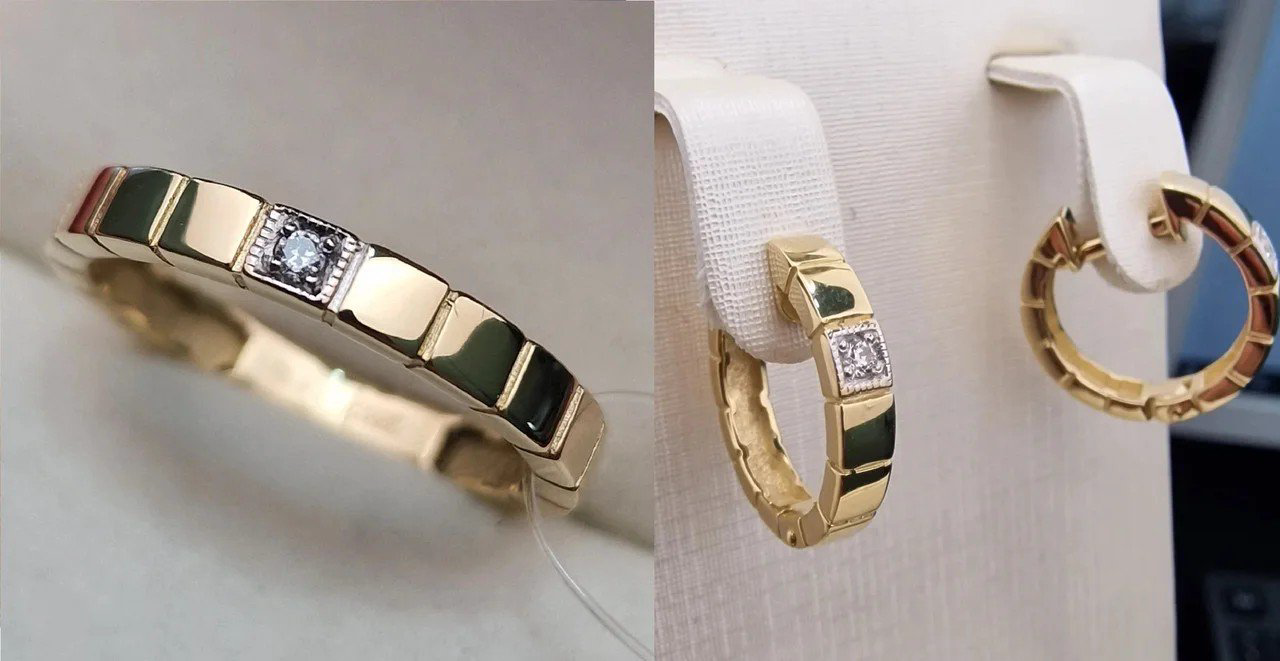 Комплект Deimantas 110722849 17,5р 0,023ct 0,043ct. купить,NaN