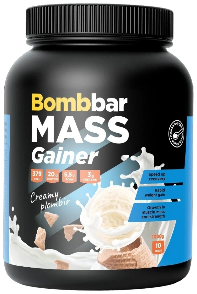 Гейнер BombBar Mass Gainer 1кг